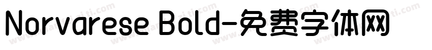 Norvarese Bold字体转换